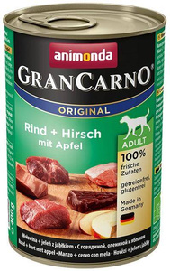 Karma mokra Animonda GranCarno Adult Hirsch Apfel Jeleń i Jabłko 400g