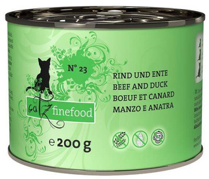 Catz Finefood N.23 Wołowina i Kaczka puszka 200g