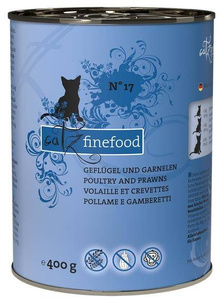 Catz Finefood N.17 Drób i Krewetki puszka 400g