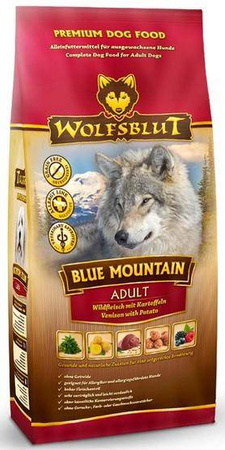 Wolfsblut Dog Blue Mountain dziczyzna i owoce leśne 500g