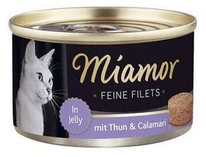 Miamor Feine Filets Dose Thunfisch & Calamari - tuńczyk i kalmary 100g