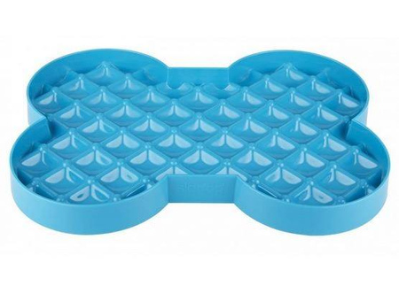 SloDog Slow Feeder Plate Miska duża kość turkusowa