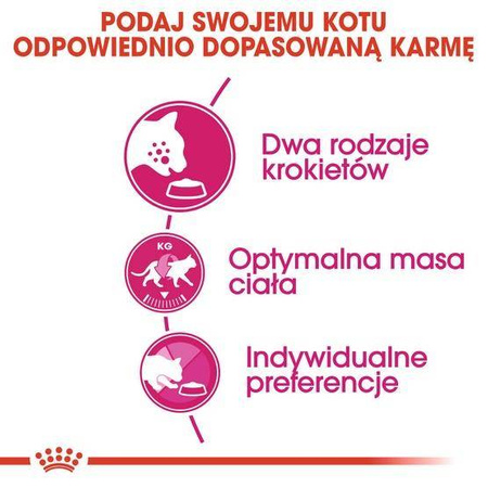 Royal Canin Exigent Savour Sensation karma sucha dla kotów dorosłych, wybrednych, kierujących się teksturą krokieta 2kg