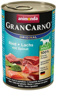 Karma mokra Animonda GranCarno Adult Lachs Spinat Łosoś i Szpinak 400g