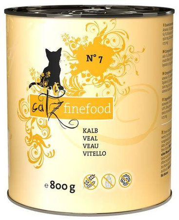 Catz Finefood N.07 Cielęcina puszka 800g