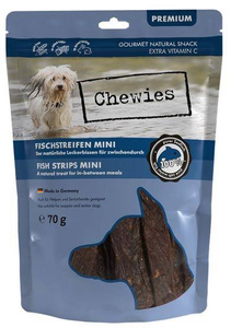 Chewies Mini Fish Strips Ryba morska 70g