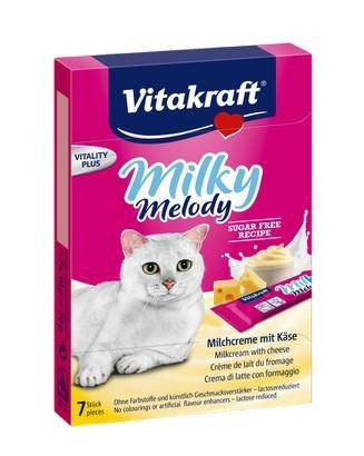 Vitakraft Cat Milky Melody krem z mleka i sera 70g [28819]