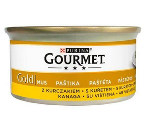 Gourmet Gold Mus z Drobiem 85g