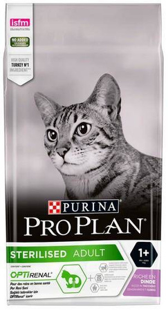 Purina Pro Plan Cat Sterilised Optirenal Turkey 1,5kg