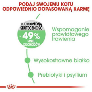 Royal Canin Digestive Care karma sucha dla kotów dorosłych, wspomagająca przebieg trawienia 4kg