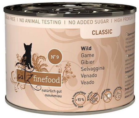 Catz Finefood N.09 Dziczyzna puszka 200g