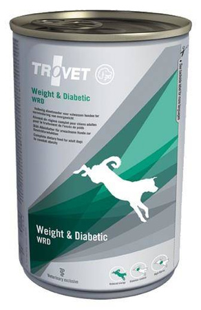 Karma mokra Trovet WRD Weight & Diabetic dla psa 400g