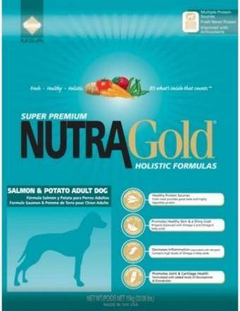 Karma sucha Holistic Salmon & Potato Adult Dog Nutra Gold 15kg